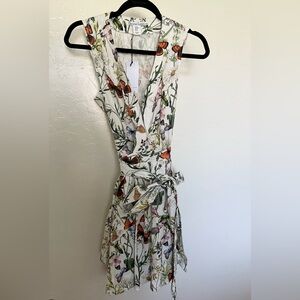 Christian Lacroix Butterfly Garden Linen Dress